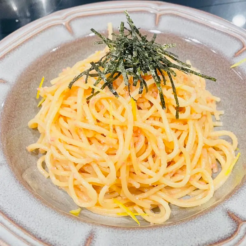 明太パスタ
